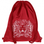 Мешок-рюкзак Lion красный 44х34 см SM-102 10011545